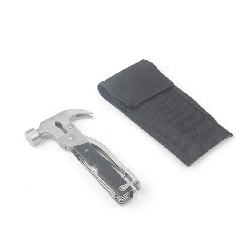 Stainless Steel Pocket Hand Tool Multi-Purpose Piler and Hammer