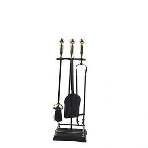 Traditional Free Standing outdoor fireplace 4pcs  Stainless Steel Fireplace tool set
