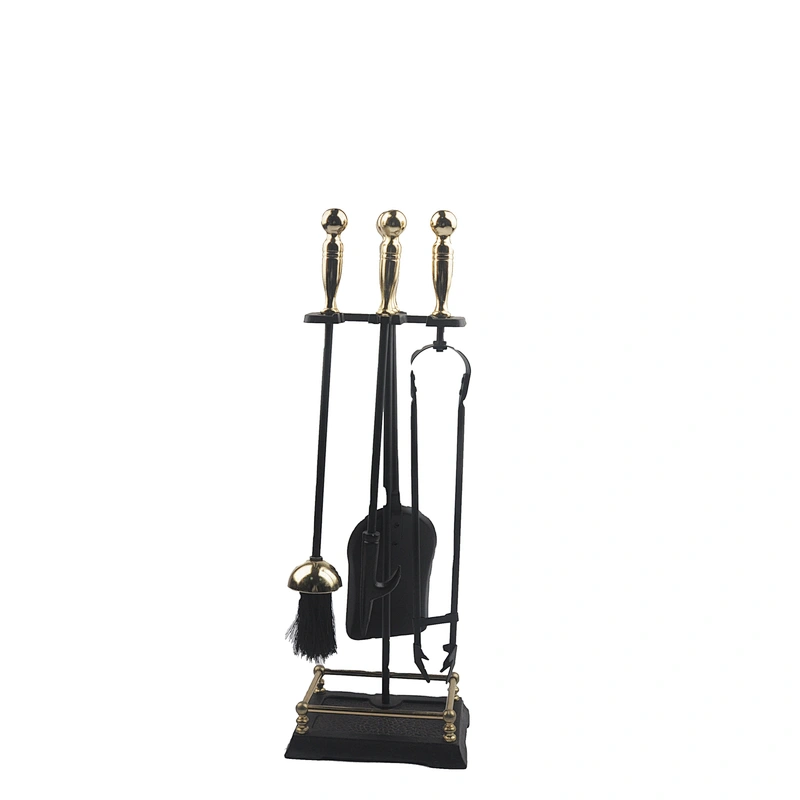 Traditional Free Standing outdoor fireplace 4pcs  Stainless Steel Fireplace tool set