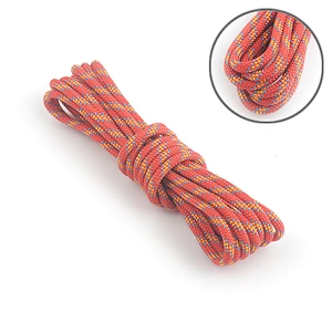 Customized  Polypropylene Rescue Safety Outdoor Climbing Static Nylon Rope with clasp