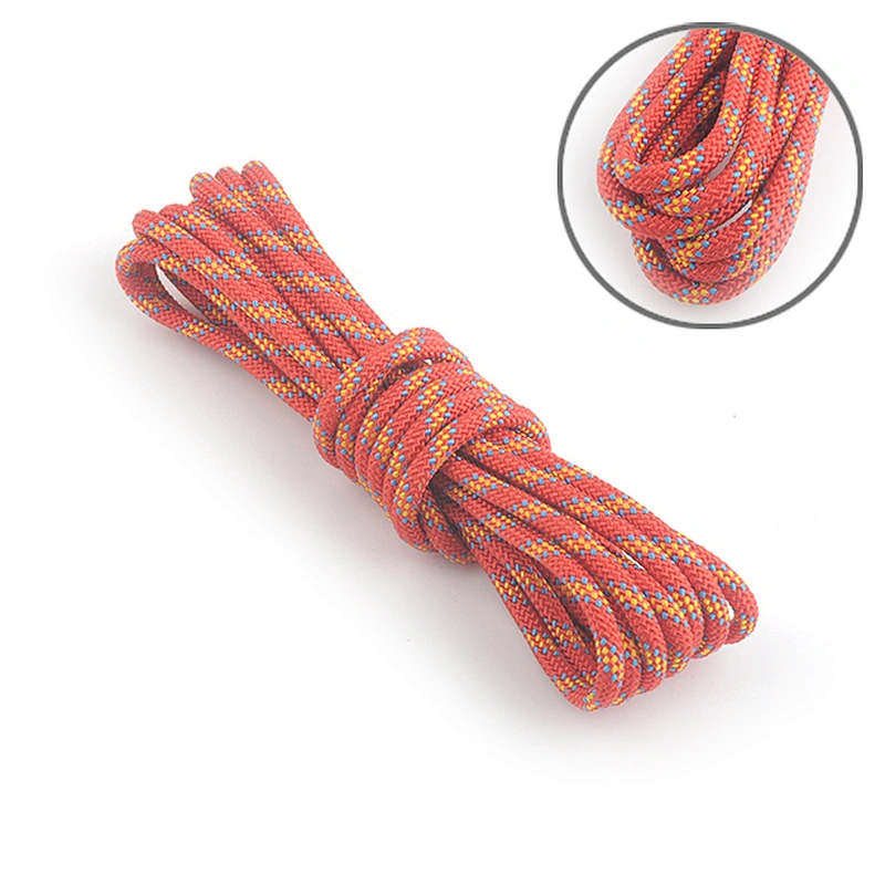Customized  Polypropylene Rescue Safety Outdoor Climbing Static Nylon Rope with clasp