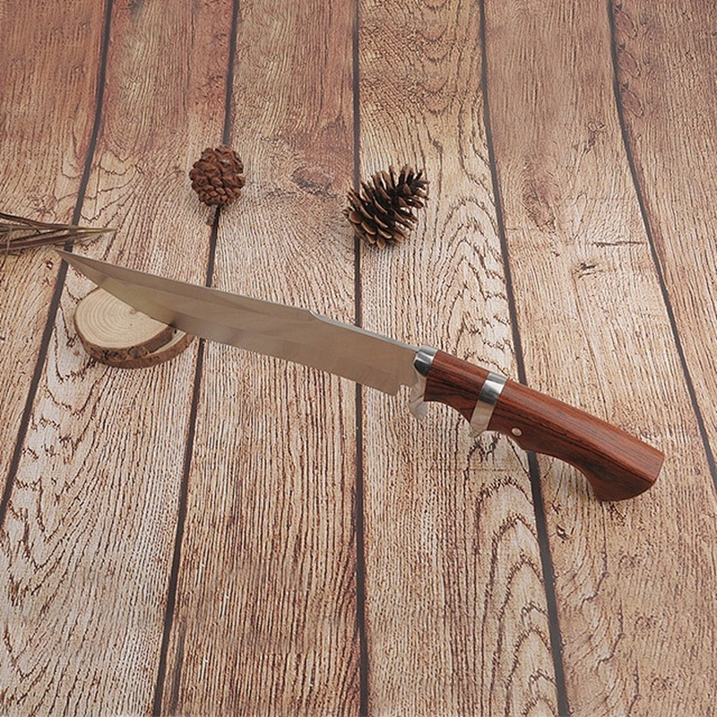 High Quality Hardness Stainless Steel Blade Pakka Handle Outdoor Survival Hunting Knife