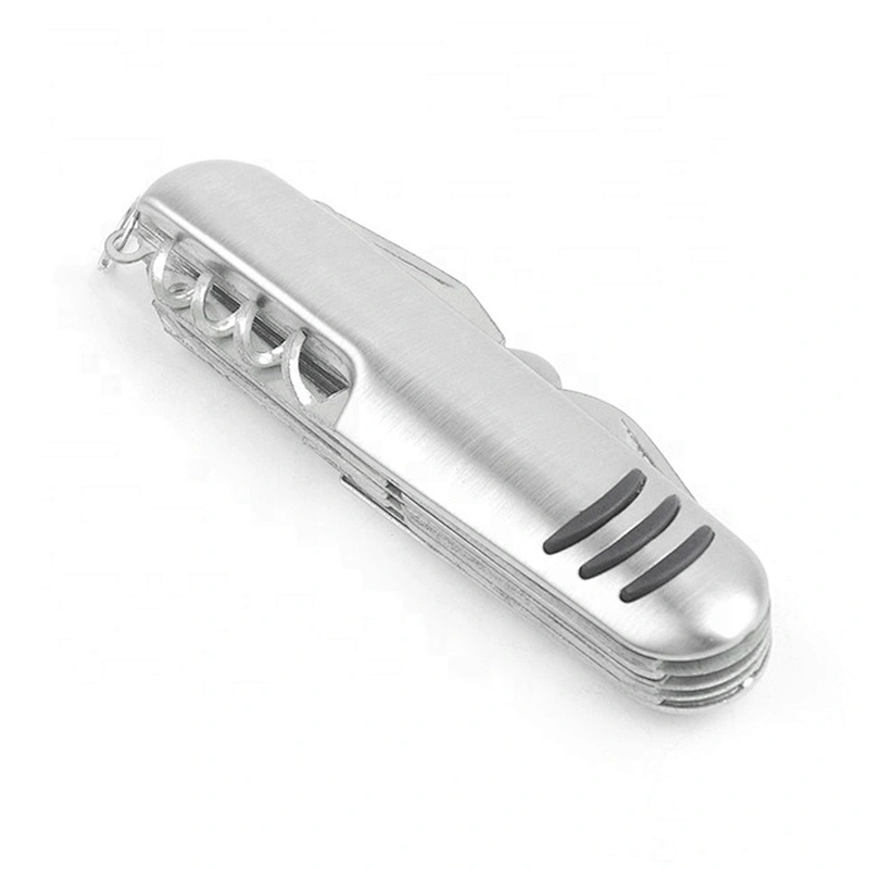 Mini Style 10 In 1 Multi Purpose  Stainless Steel Blade Folding Pocket Survival Knife Tools