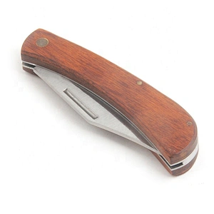 Wooden Handle Folding Knife Foldable Pocket Knife
