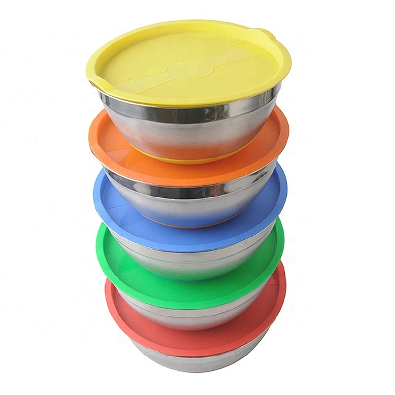 Stainless Steel Mixing Bowls Multi Color For Elegant Look Salad Bowl Painting Bowl