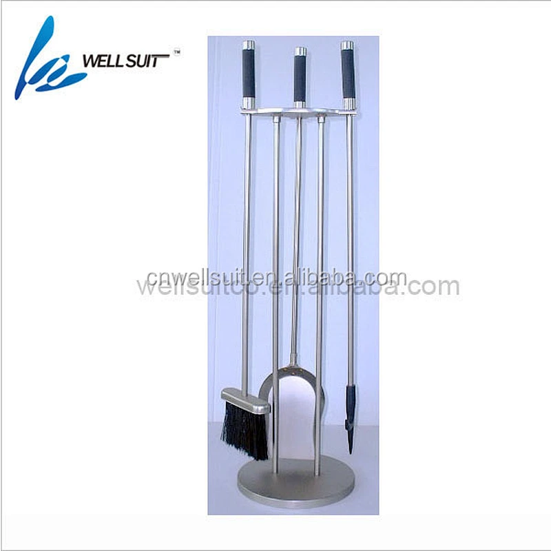 High Quality Rustic stainless steel iron Fireplace Tool set