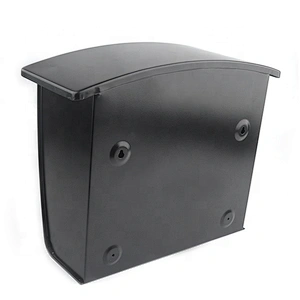 Hot selling metal Iron with coating wall mounted mailbox lockable letterbox postbox