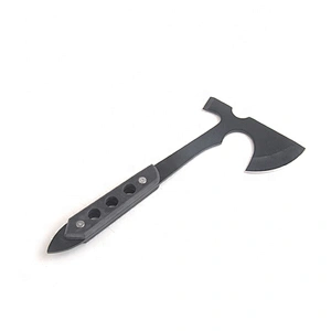 Multi Functions 10 Inches Black Color Stainless Steel G10 Handle Tomahawk Hatchet Axe with Sheath