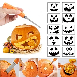 Wholesale hot selling kitchen pumpkin tools set Halloween pumpkin knife