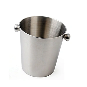 Wholesale stainless steel personalized round double wall ice bucket