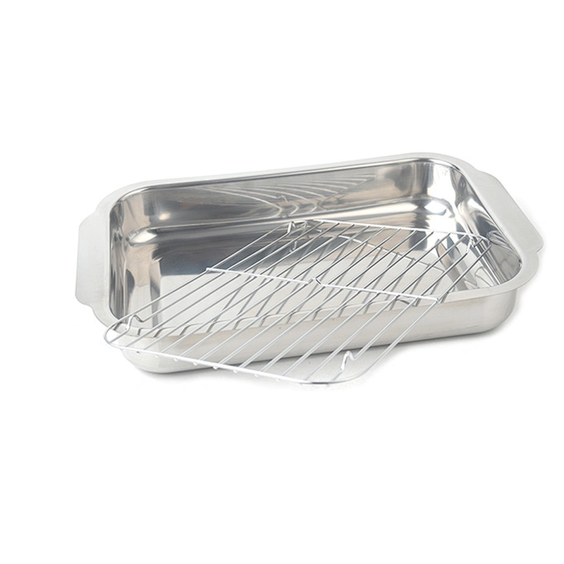 High quality baking sheet with a net rack