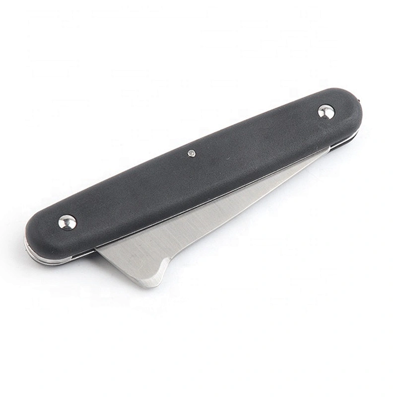 Black Color Wood Handle Stainless Steel Folding Knife for grafting trees