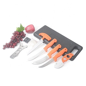 8 pcs Outdoor Camping Hunting Fishing  Mulit Tools Knife Set with Carry Case