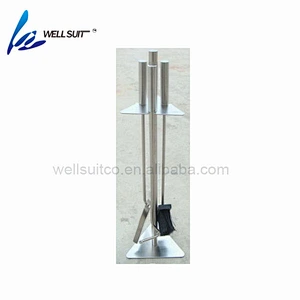 stainless steel handle and holder Fireplace Tool set fireplace accessory