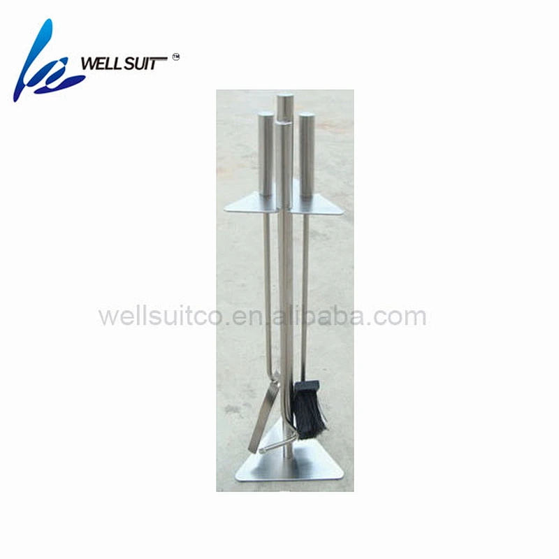stainless steel handle and holder Fireplace Tool set fireplace accessory