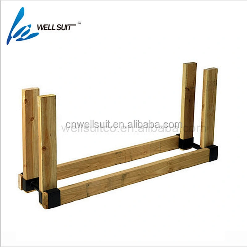New design easy carry adjustable firewood with steel wooden holder