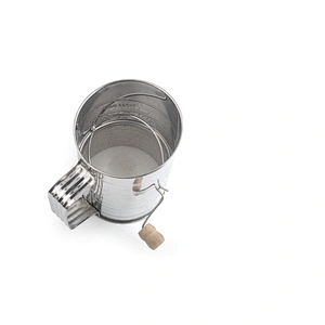 Factory direct sales free sample stainless steel flour sifter mesh size
