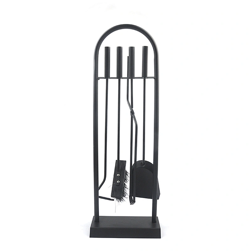 Convenient carrying handle 4 tool set decorative tools fireplace accessory