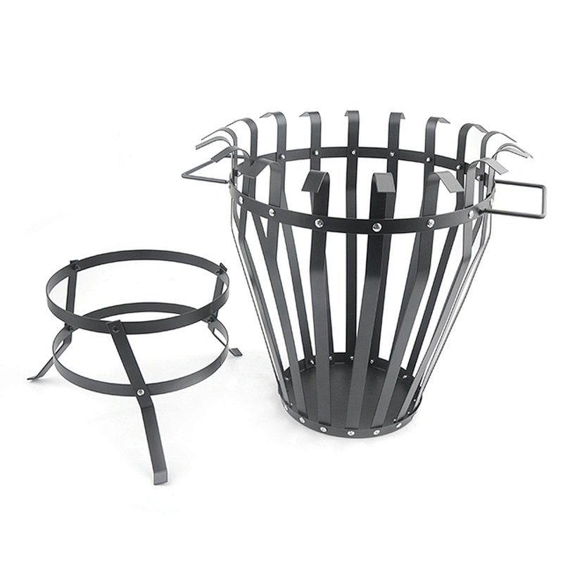 New design best quality outdoor iron fire basket