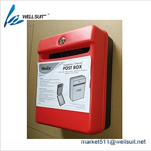 Plastic post mailbox