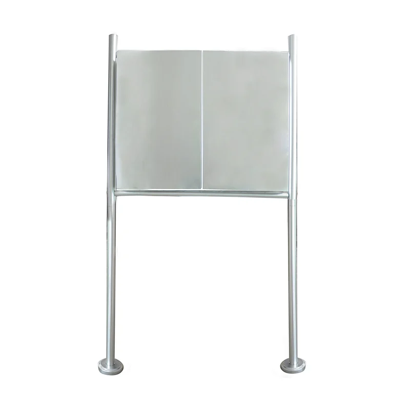 Wrought Stainless Steel Free Standing Residential Mailboxes With Posts