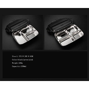 Hot sell professional food grade stainless steel kid metal lunch box