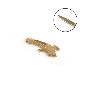 High Quality Guitar Shape Outdoor Camping Promotion Clasp Folding Pocket  Knife