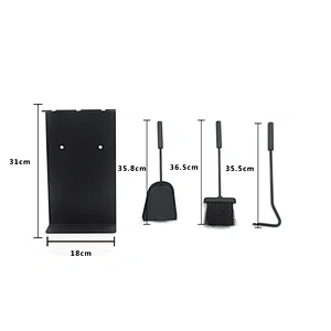 High Quality Rustic indoor outdoor iron Fireplace Tool set