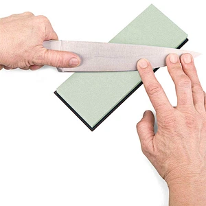 High quality double-sided whetstone knife sharpener stone grit oil stone with non-slip mesh 3000/8000