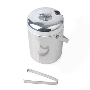 Promotion best selling metal barware stainless steel ice bucket on sales