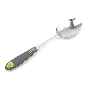 12 piece Stainless Steel Kitchen Utensil 401 Serving Cooking Utensil Set with pp handle
