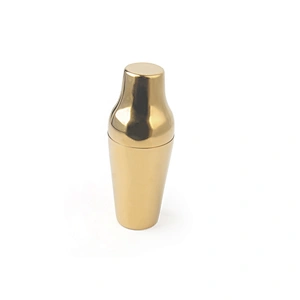 Professional stainless steel wine cocktail shaker rose gold plated