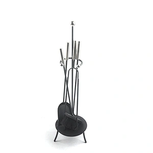 High quality Indoor Outdoor Metal fireplace Hearth Decor tool set