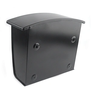 Mailbox Metal Outdoor Wall Mounted Garden Black Coating Mailbox