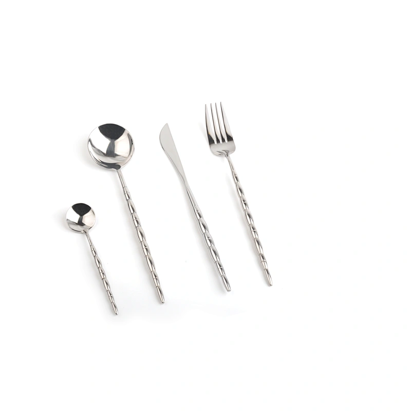 Factory Price Portugal Stainless Steel Wedding Spoon And Fork Cutlery Set