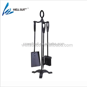 Pleasant Hearth 4-Piece Steel Fireplace Tool Set