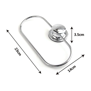 Towel Ring Hand Towel Holder for Bathroom Hand Towel Racks Wall Mount Bathroom Hardware Simple Round