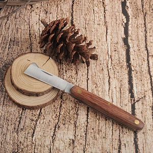 Wood Handle Stainless Steel Folding Knife for grafting trees