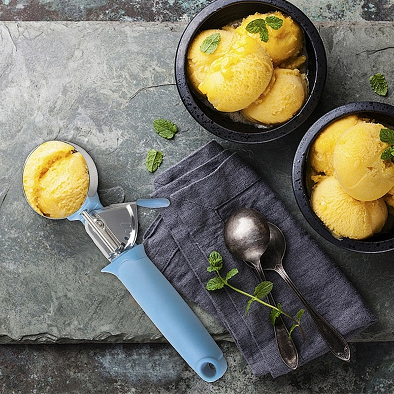 stainless steel  ice cream scoop spoon