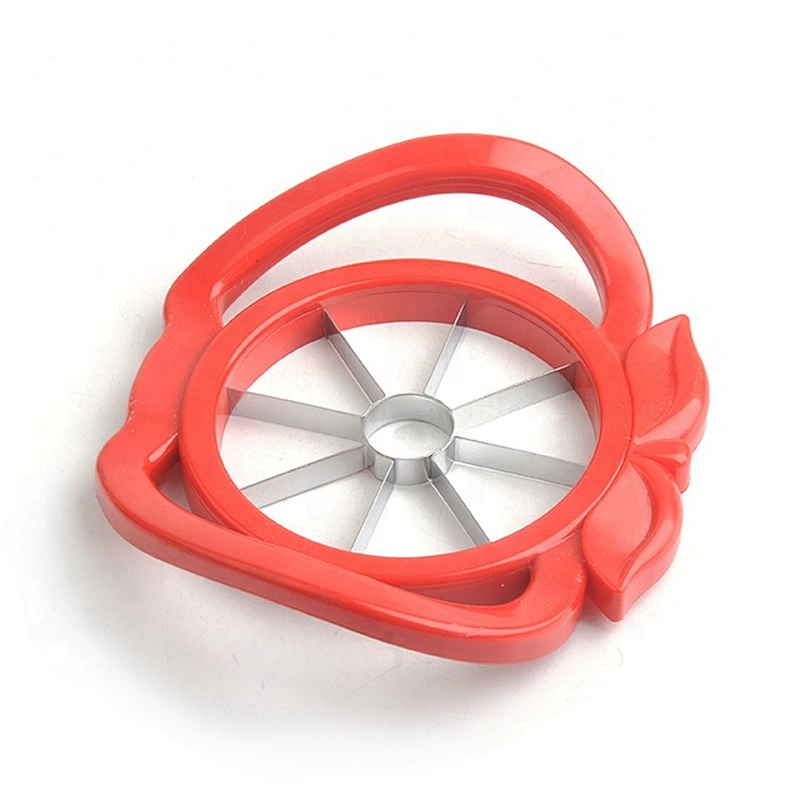food grade stainless steel blade and plastic commercial manual apple fruit cutter slicer