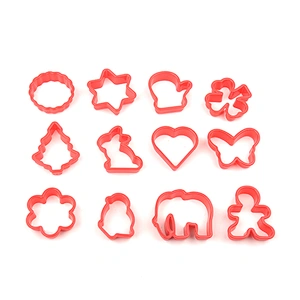 New design plastic animal shape mould cookie cutter mold