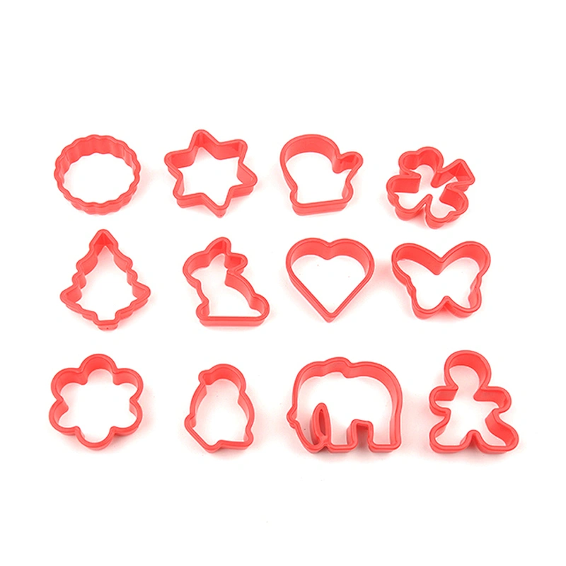 New design plastic animal shape mould cookie cutter mold