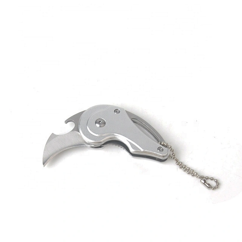 Mini multifunctional folding keychain gift knife