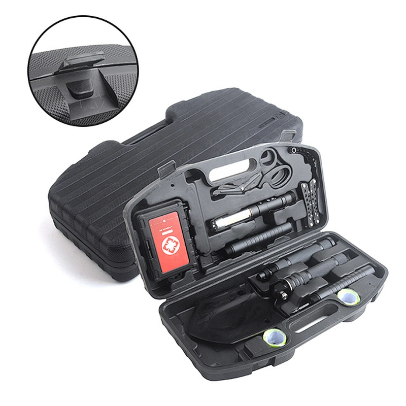 Easy To Carry Outdoor Camping Multi Combination Tools Kit Survival Knife Set with Tool Case
