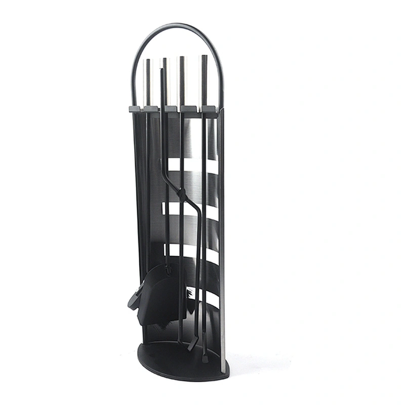 Black powder coating wholesale tools for fireplace accessories