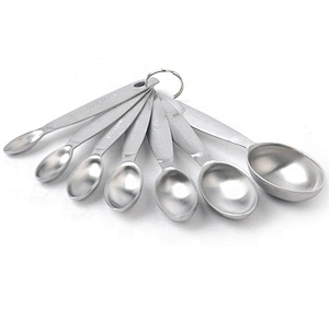 Amazon hot-selling food grade copper plating measuring spoons set