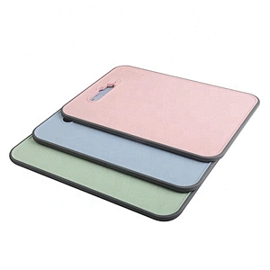 New flexible kitchen plastic cutting board with sharpener