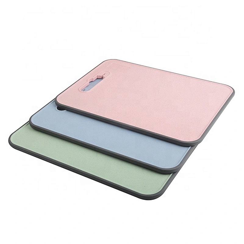 New flexible kitchen plastic cutting board with sharpener