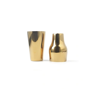 Professional stainless steel wine cocktail shaker rose gold plated