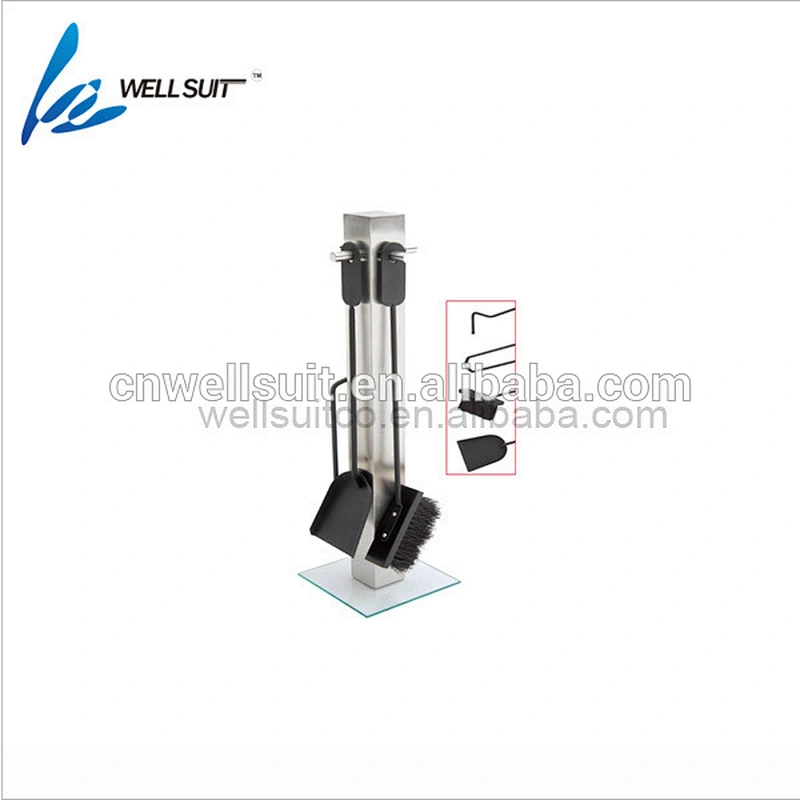 Pleasant Hearth 4-Piece Steel Fireplace Tool Set